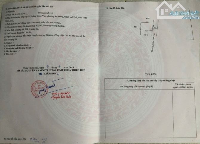 Bán đất 80,4m2 Kiệt ôtô Hoàng Quốc Việt thông ra Võ Nguyên Giáp, phường An Đông, TP Huế - 6