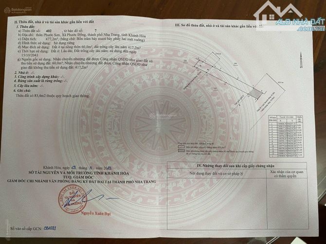 BÁN LÔ ĐẤT MẶT TIỀN TỈNH LỘ 3, PHƯỚC ĐỒNG, NHA TRANG. - 6