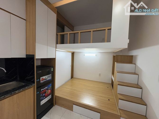 Cho Thuê CCMN 103 Pháo Đài Láng 30m2 Gác Xép + Giường Ban Công Cửa Sổ Giặt Riêng Thang Máy - 7
