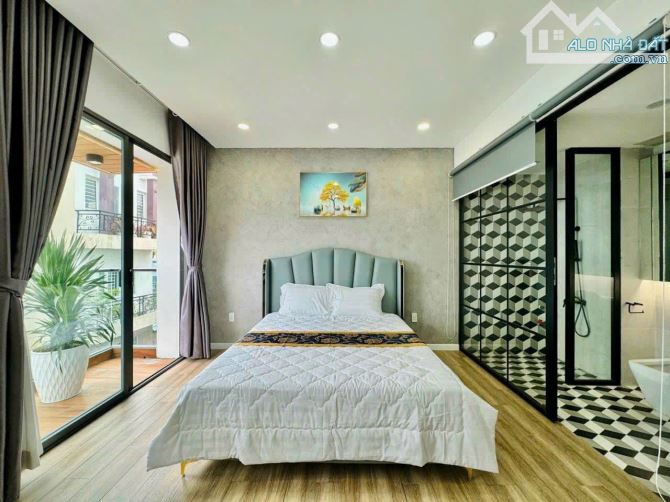 Nhà đẹp vuông vức. 80m² gần Vạn Hạnh mall xây 1 trệt 2. Hẻm oto 7m thoáng, giá 4 tỷ 350 - 7
