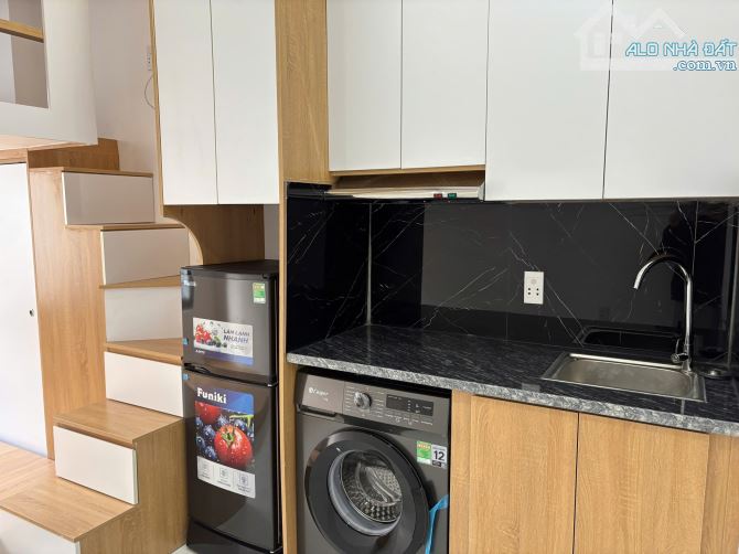Cho Thuê CCMN 103 Pháo Đài Láng 30m2 Gác Xép + Giường Ban Công Cửa Sổ Giặt Riêng Thang Máy - 8