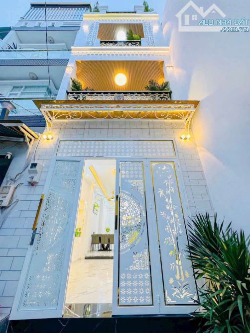Bán nhà đẹp 4 tầng,xe hơi ngủ trong nhà .Huỳnh Tấn Phát,Nhà Bè.Giá 6.8 tỷ. - 9