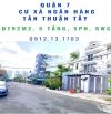 CƯ XÁ NGÂN HÀNG, QUẬN 7 2 MẶT TIỀN TRƯỚC SAU