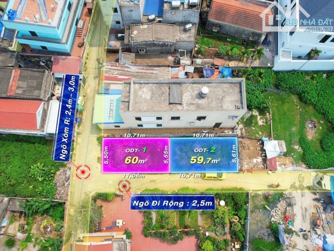 - Lô góc đẹp tại Dương Quan hai mặt tiền vị trí trung tâm giá đầu tư  -Dt: 60m mặt tiền