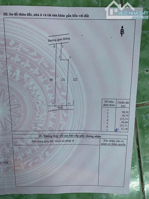 bán lô đất vườn 3999m2 đất 12m mặt tiền đường bê tong,dân cư ở xung quanh,giá 2,2 tỷ