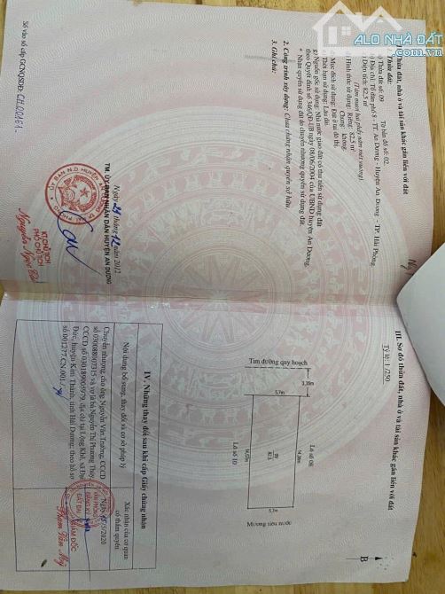 ❌❌❌Giảm giá sốc lô đất tại Tổ 8 Thị Trấn An Dương, đường 2 ô tô tránh nhau