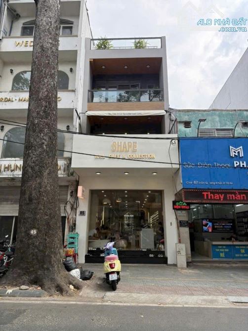 Bán căn nhà MT 85 Trần Quang Khải, Q1. Dt: 5X20m, Kc: 4 tầng, Hđt: 120tr/th. Gía: 52 tỷ