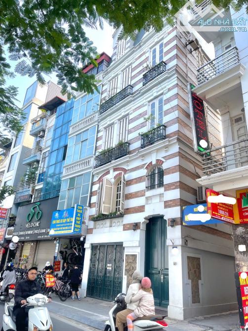 BÁN NHÀ MẶT PHỐ LÔ GÓC 3 THOÁNG 60 TỶ 60m 6 TẦNG MT 6m VỈA HÈ Ô TÔ TRÁNH TRÍCH SÀI TÂY HỒ