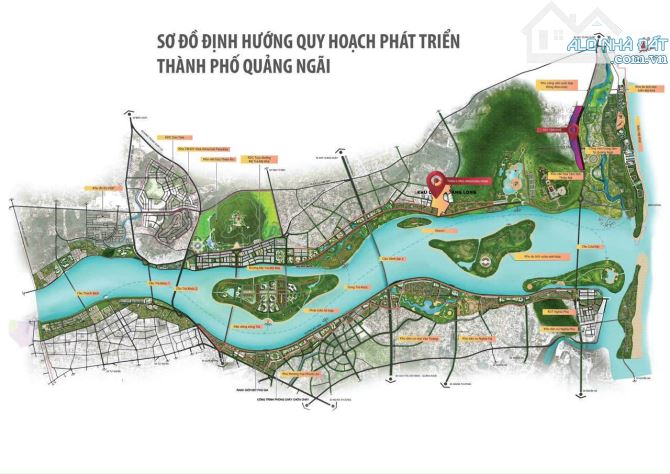 BÁN KHU ĐẤT MẶT TIỀN ĐẠI LỘ HOÀNG SA – VIEW TRIỆU ĐÔ VEN SÔNG TRÀ KHÚC – ĐẢO NGỌC
