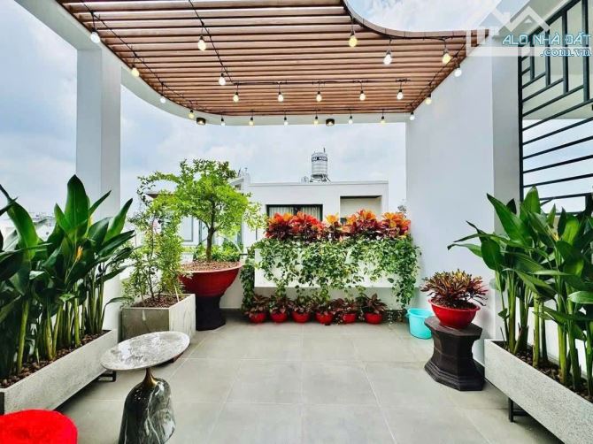 Nhà Phạm Văn Chiêu P8 Gò Vấp CÓ THANG MÁY 4x14,5m 9,9 TỶ đường rộng 6m gần CHỢ THẠCH ĐÀ - 1