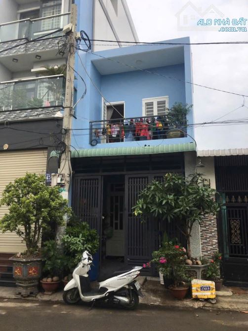 Bán nhà 1 Trệt 1 Lầu 4x10=40m2 SHR hoàng công đủ Đường Bà Triệu, xã Tân Xuân, gần BV Hóc M - 1