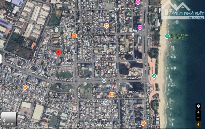 Bán Lô Đất Góc 2 MT Lê Văn Quý-Đà Nẵng Giá 1x Tỷ Trung Tâm Phố Hàn Cách Biển 500m - 1