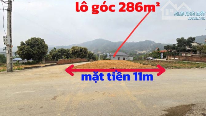 Lô góc 286m2 mặt đường trục chính Đồng Chằm, Đông Xuân, Quốc Oai, Hà Nội - 1