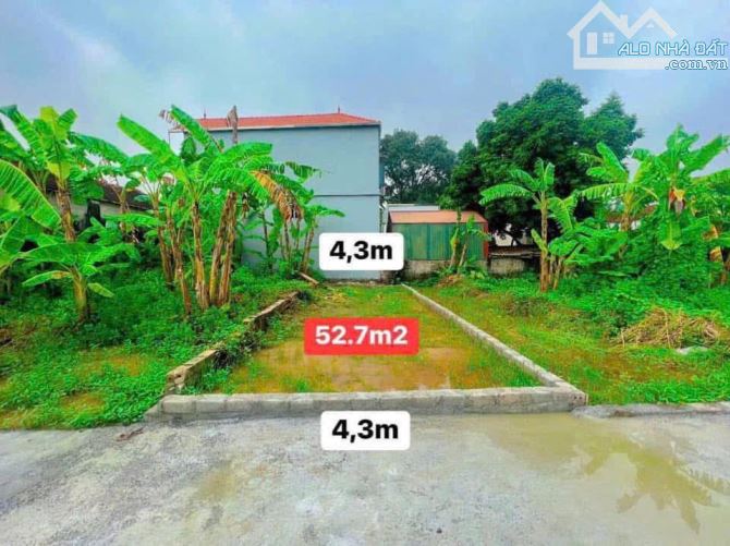 BÁN ĐẤT QUẾ SƠN TÂN ƯỚC THANH OAI NGÕ Ô TÔ VÀO ĐẤT - 1