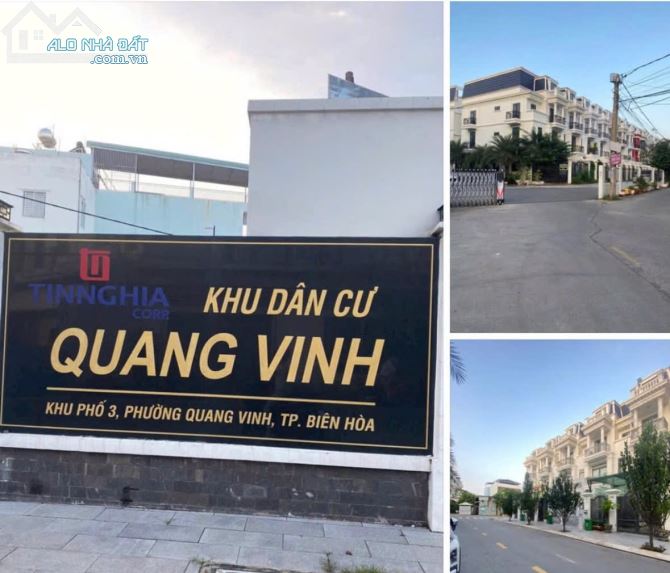 CHÍNH CHỦ BÁN BIỆT THỰ 1 TRỆT 2 LẦU KDC QUANG VINH, TP BIÊN HÒA, ĐỒNG NAI