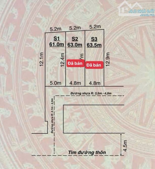 61m2 Lão Phong, Tân Phong gần chợ giá 560tr - 3