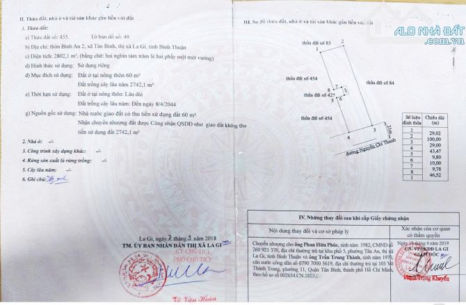 Bán đất mặt tiền Nguyễn Chí Thanh, La Gi, Bình Thuân - 3