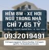 NHÀ ĐẸP HẺM 8M – 4 TẦNG – XE HƠI NGỦ TRONG NHÀ – LÊ VĂN THỌ – GIÁ 7.65 TỶ