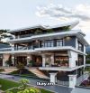 Bán villa 2 mặt tiền đường lớn 16m khu biệt thự VIP ven sông Đặng Thùy Trầm 4 tầng 190m2