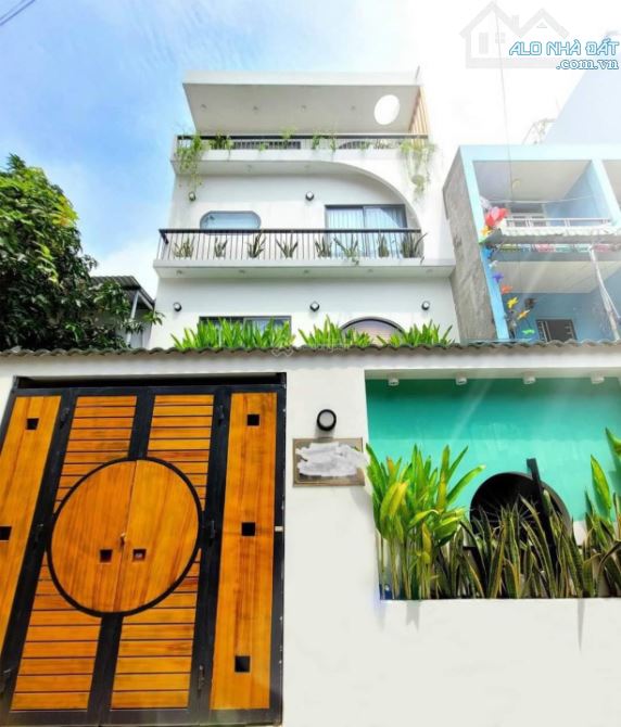 Giá Rẻ ! Nhà 4 Tầng Hẻm Xe Hơi 10m Gò Dầu DT Khủng 8x27m(210m2) Khu Vực Đẳng Cấp, Giá Chỉ