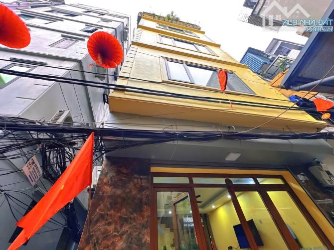 Siêu phẩm mặt ngõ thông kinh doanh tại Kim Mã, Ba Đình dt 43m2 x 6T - căn góc 2 mặt ngõ gi