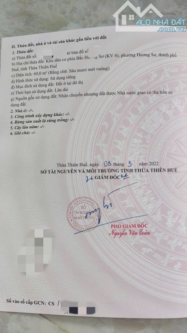 🕋🕋 Đất mặt tiền Bao Mỹ 8, Hương Sơ, Huế view công viên giá rẻ