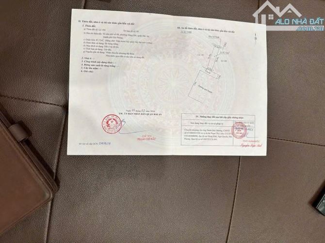 Bán lô đất TĐC Đằng Hải 2 đường đôi 30m gần công An Quận Hải An - DT 75m - Mt 4,3m - 1
