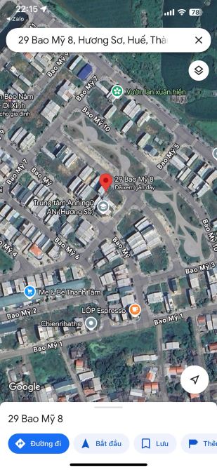 🕋🕋 Đất mặt tiền Bao Mỹ 8, Hương Sơ, Huế view công viên giá rẻ - 1