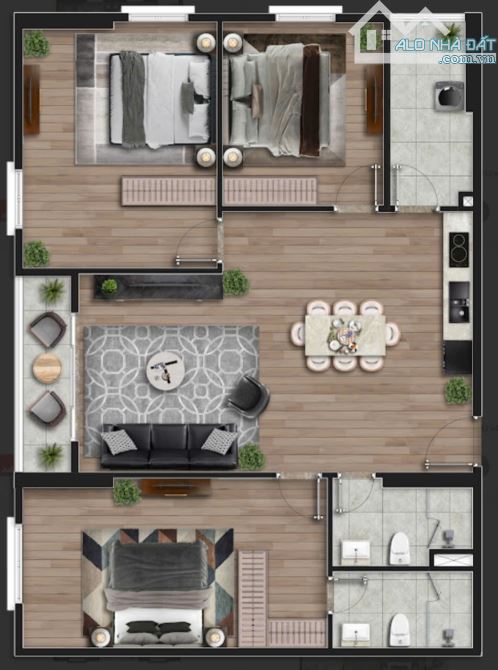 BÁN CĂN HỘ CAO CẤP HAUSMAN Lê Quang Đạo 115,3M² FULL NỘI THẤT GIÁ CHỈ 8,255 TỶ - 1