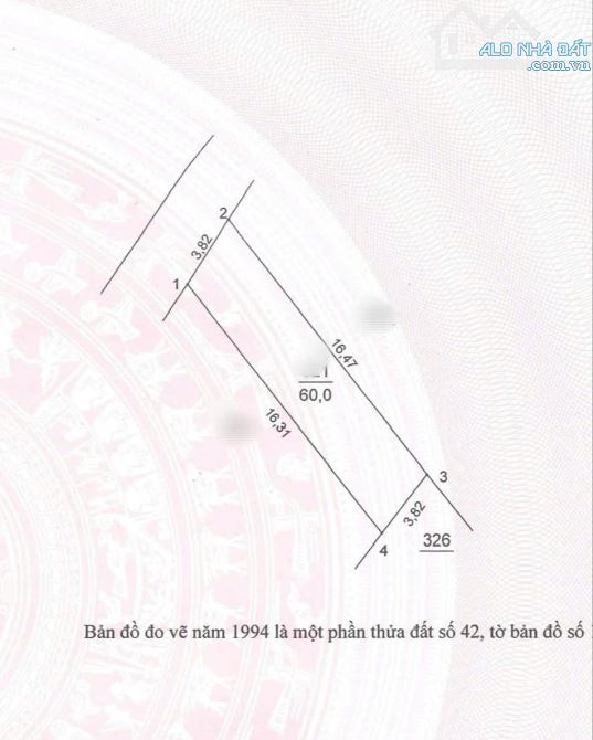 Bán 3 mảnh đất Duyên Hà, hàng F0, đường thông, ô tô vào đất 60m2 - 3