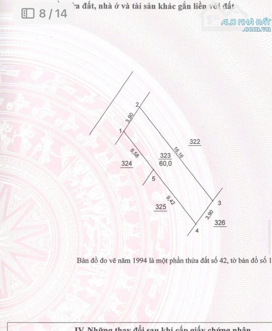 Bán 3 mảnh đất Duyên Hà, hàng F0, đường thông, ô tô vào đất 60m2 - 4