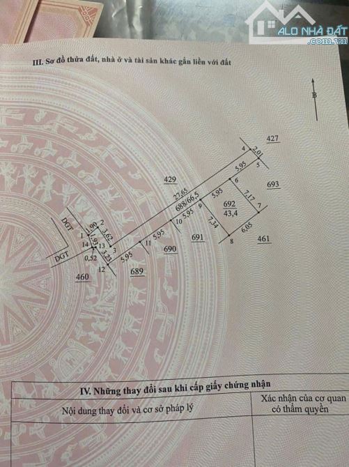 Nhà Đông Kê, Đan Phượng, dân xây, MT khủng, quan lộc, dân cư giàu sang 43m nhỉnh 4.4 tỷ - 4