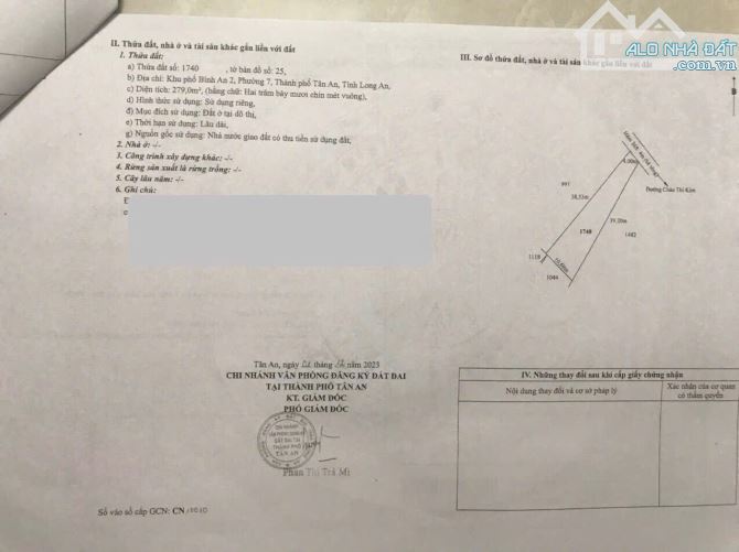 Đất hẻm ô tô P7 TP Tân An, Long An - 5
