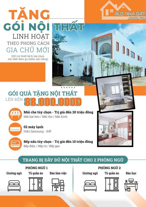 🏡 NHÀ 2 TẦNG 2MT HIỆN ĐẠI FULL NỘI THẤT HẺM TDC 19/5 P.EATAM BMT - 3 TỶ 480 - 5