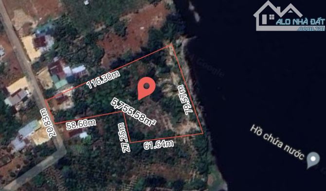 💥5,4 sào đất View hồ trong đó có 400m² đất thổ cư tại xã Cư Bao, thị xã Buôn Hồ - 5
