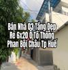 Bán Nhà 03 Tầng Đẹp Rẻ 6x20 Ô Tô Thông Phan Bội Châu Tp Huế