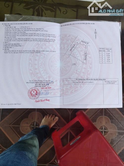 Cần bán lô đất 3 mặt tiền  181m2 biển bãi tắm Gành  dưa Tuy an