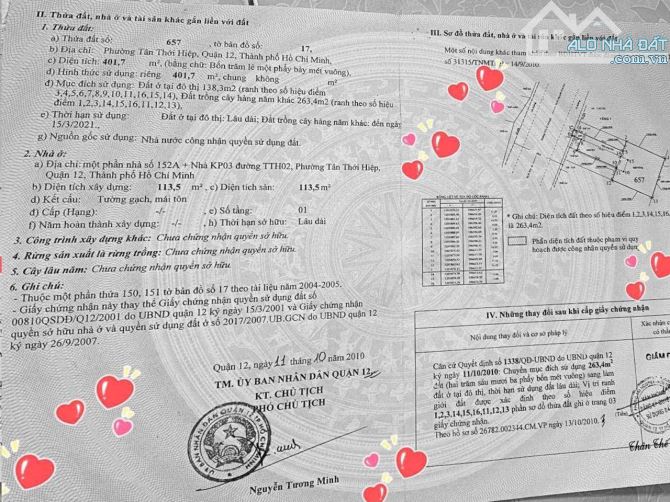 Mặt tiền đường Dương Thị Mười có  thu nhập khoảng 33tr/tháng
