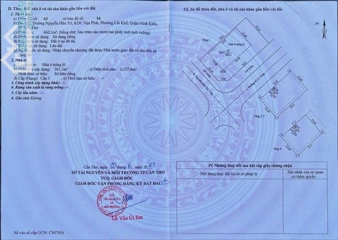 bán khách sạn góc 2 mặt tiền đường nguyễn hữu trí cồn khương, diện tích đất 662m, 4 tầng - 1