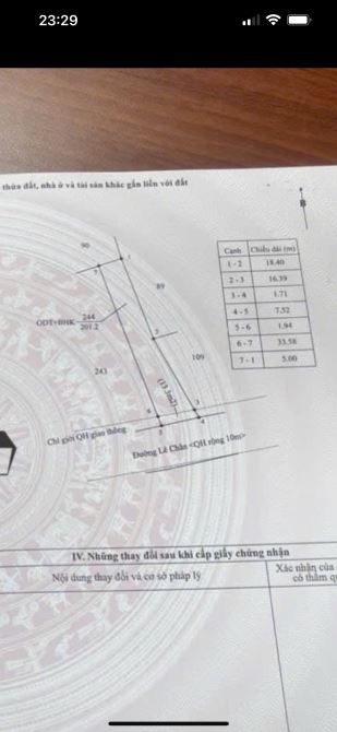 BÁN ĐẤT LÊ CHÂN, THỔ CƯ 100% – P EATAM – TP BMT 201M2 - 1
