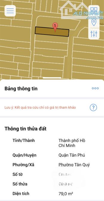 BÁN ĐẤT TẶNG NHÀ 2 TẦNG- HXH 5M- 79M2-CHO THUÊ 10TR/TH-ĐỘC LẬP-TÂN PHÚ-CHỈ 7.8 TỶ - 2