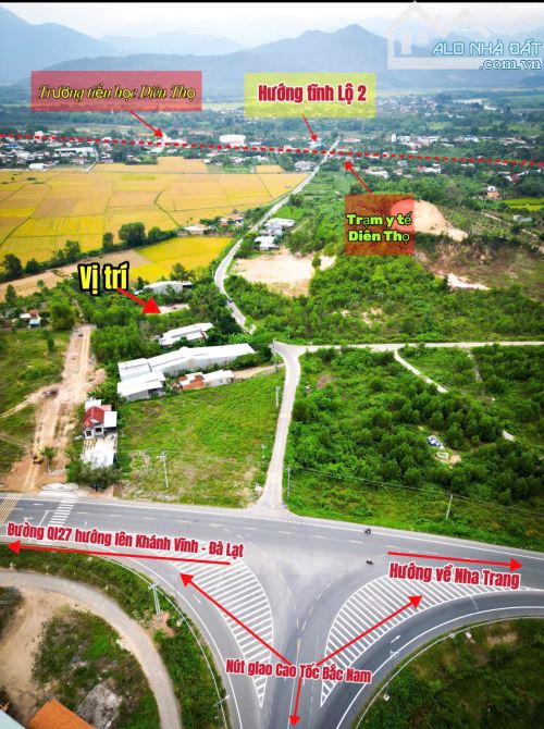 💥💥Bán nhanh lô Diên Thọ, Diên Khánh hơn 1600m ngay nút giao cao tốc Bắc Nam💥 - 3