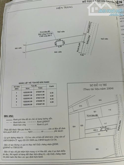 Bán đất thổ vườn 1 xẹt đường TL7 trung tâm xã An Nhơn Tây Củ Chi TPHCM, DT: 6x48m. - 3