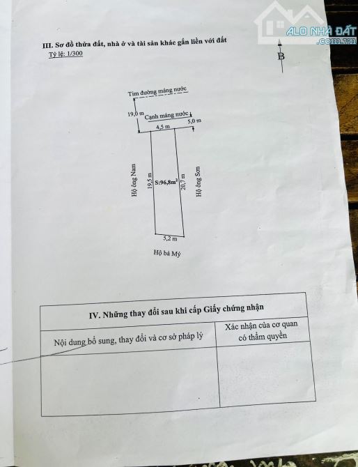 CẦN BÁN LÔ ĐẤT MẶT ĐƯỜNG MÁNG, CÁI TẮT, AN ĐỒNG 96,8M GIÁ CHỈ 10,2 TỶ - 4