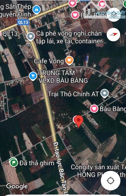 BÁN ĐẤT MẪU MT NHỰA, TT.LAI UYÊN, BÀU BÀNG, DT:60x427, SHR, GIÁ 22 TỶ chốt - 4