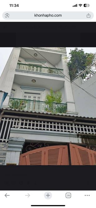 NHÀ 2 MẶT TIỀN QUẬN 7, 3 TẦNG, 4,5x21M, NỞ HẬU TÀI LỘC, TÂN MỸ
