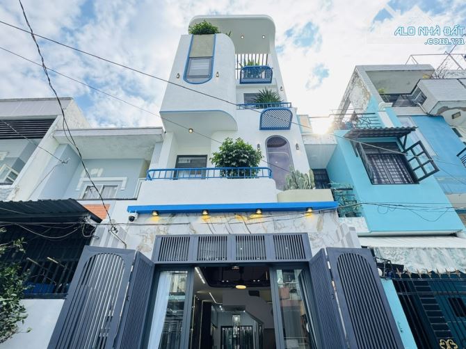 4 TẦNG 98M2 (4M TIỀN) - HẺM XE HƠI - TẶNG FULL NỘI THẤT - GẦN PHẠM VĂN ĐỒNG