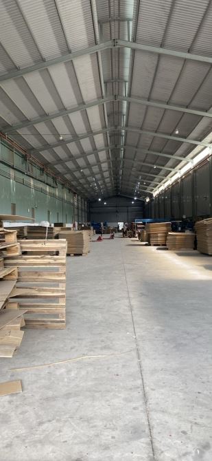 Cho thuê kho xưởng 1300m2 có pccc vách tường giá 55tr ở TP Tân Uyên Bình Dương - 1