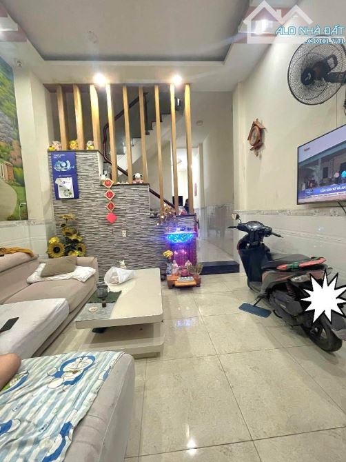 Bán nhà Bình Tân-Hẻm 6M-Giáp Tân Phú-Sát MT Đất Mới-P.Bình Trị Đông A-80m2-4x20-3tầng-4PN - 1