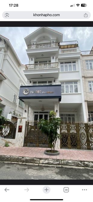 BIỆT THỰ KHU HIMLAM, KHU VIP QUẬN 7, XUNG QUANH TOÀN CÔNG NHÂN VIÊN CHỨC NHÀ NƯỚC - 1